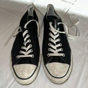 Converse All Star 103053F Unisex Low Top Black Men's Sz 11 US